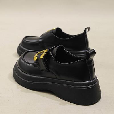 Лоферы из натуральной кожи на платформе, женская обувь, весенние новинки, маленькие кожаные туфли в британском стиле, японские туфли Мэри Джейн, туфли-лодочки