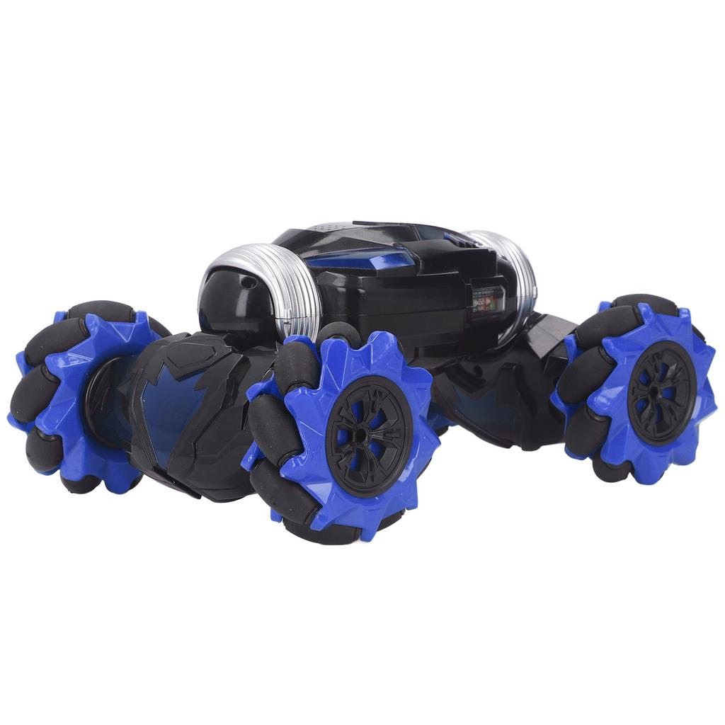 RC трюковая машинка сильная мощность смешная 1200 мАч с подсветкой музыка вращающийся RC гусеничный для подарка синий