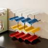2/3/4 Layers Wavy Multi-layer Finishing Rack Plastic Large Capacity Cup Storage Rack Anti-Fall Saving Space