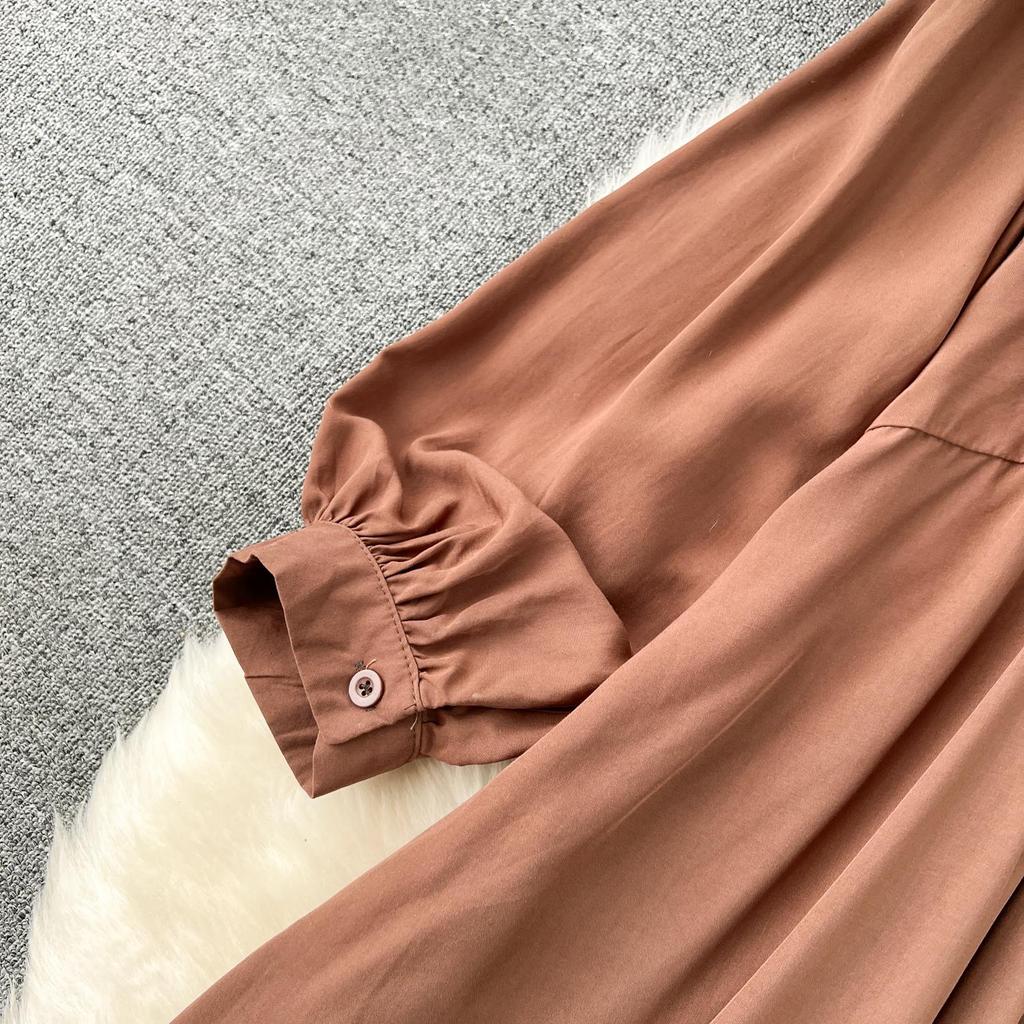 Платье свободного покроя в стиле бохо для женщин с вышивкой и принтом, рукавом-фонариком, V-образным вырезом, женские платья свободного кроя, женские платья Vestidos Mujer