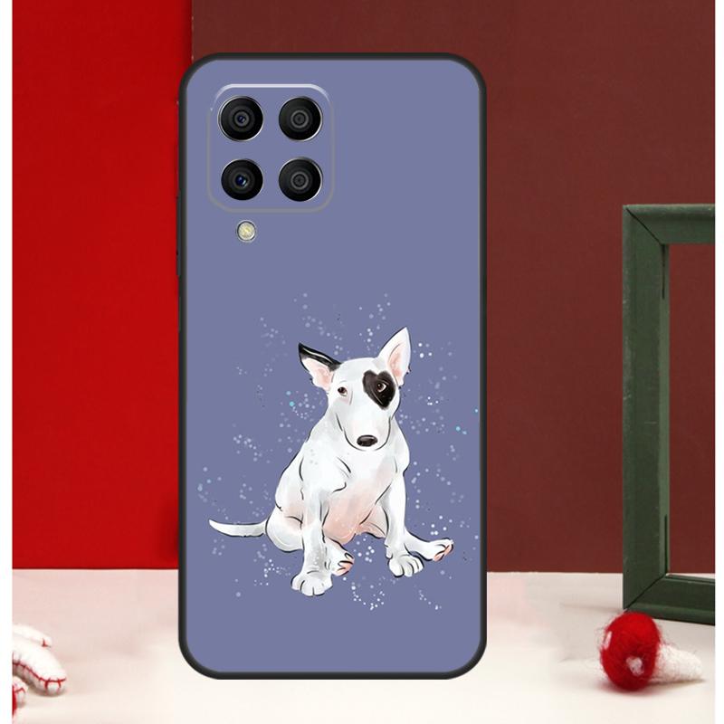 Чехол для собаки Английский Бультерьер для Samsung Galaxy M31 M11 M21 M14 M34 M54 M12 M32 M52 M15 M13 M16 M36 M56 M53 M35 M55