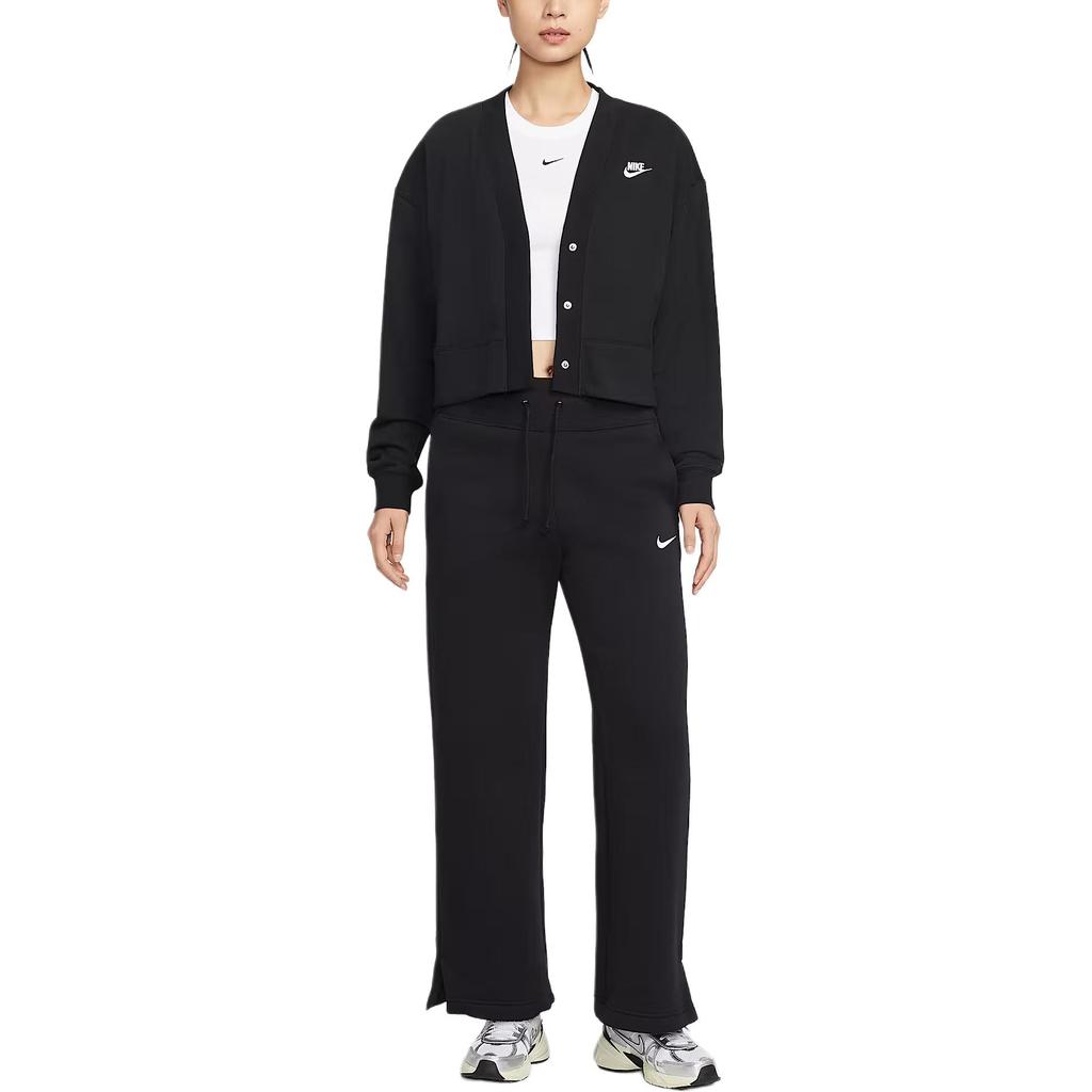 Nike Куртки Женские Черные V-образный вырез Умеренные Другое IF5456-010