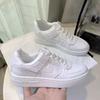 Летняя белая женская спортивная обувь для девочек, повседневная белая обувь на плоской подошве для девочек, классические модные женские кроссовки, женская обувь Four Seasons