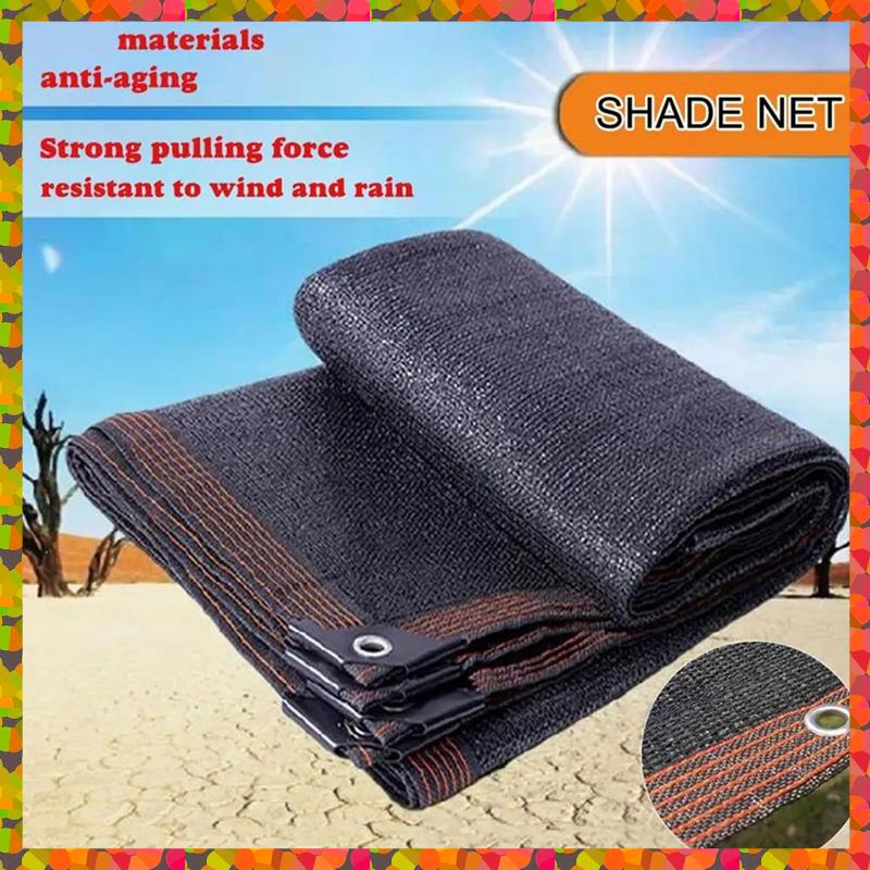 Promotion! Black 95 Anti-UV Sunshade Net Gazebo Shelter Outdoor Pergola Canopy Sun Cover Agriculture Greenhouse Sunshade Net
