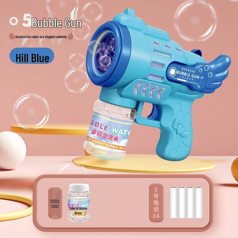 Unicorn Electric Bubble Maker: Kids' Automatic Light-Up Bubble Gun Gift