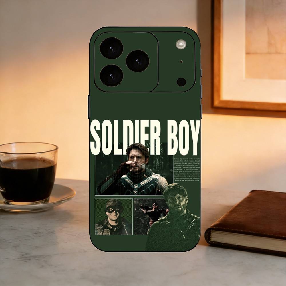 Чехол для телефона T-The Boys S-Soldier Boy-S Силиконовый Мягкий Для IPhone 17 16 15 14 13 12 11 X XR Plus Pro Max Plus