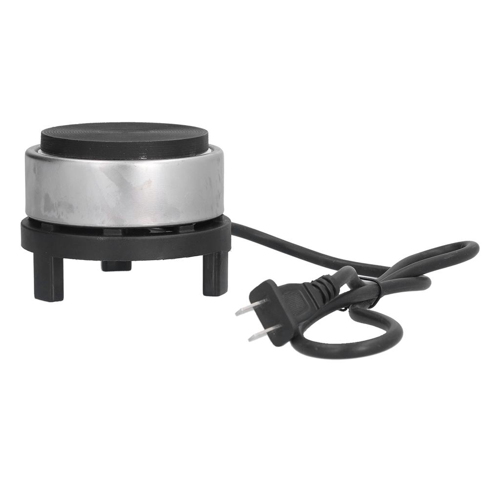 300W Mini Electric Stove Iron Hot Plate Tea Coffee Pot Warmer Heater for Home Office Dormitory