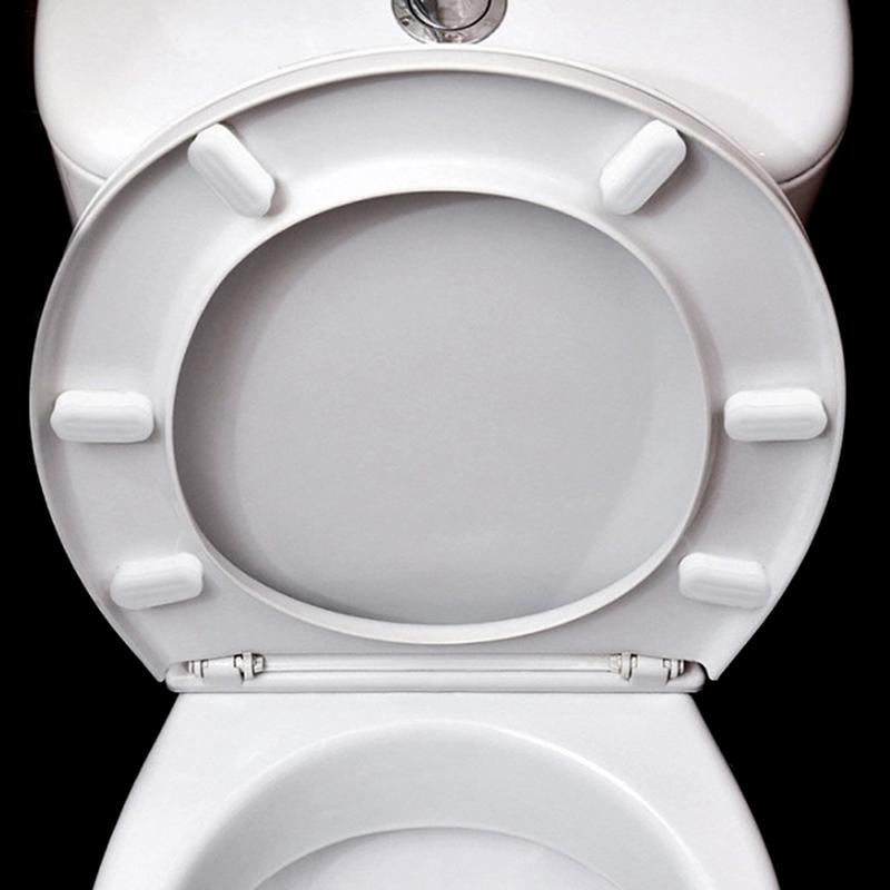 4 шт./лот противоскользящая прокладка для крышки унитаза бампер самоклеящиеся амортизирующие подушечки для сиденья