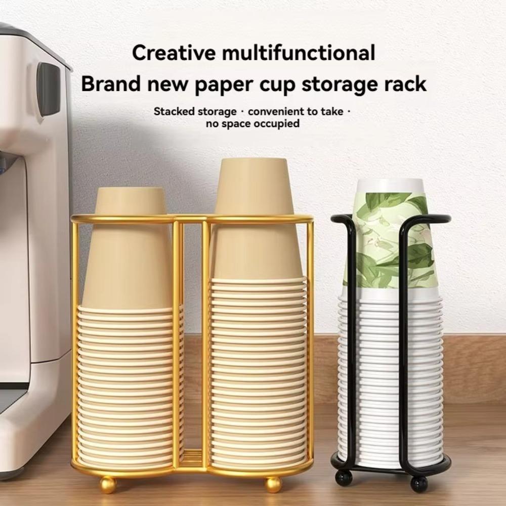 Cup Organizier Disposable Cup Picker Multifunctional Desktop Cup Storage Rack
