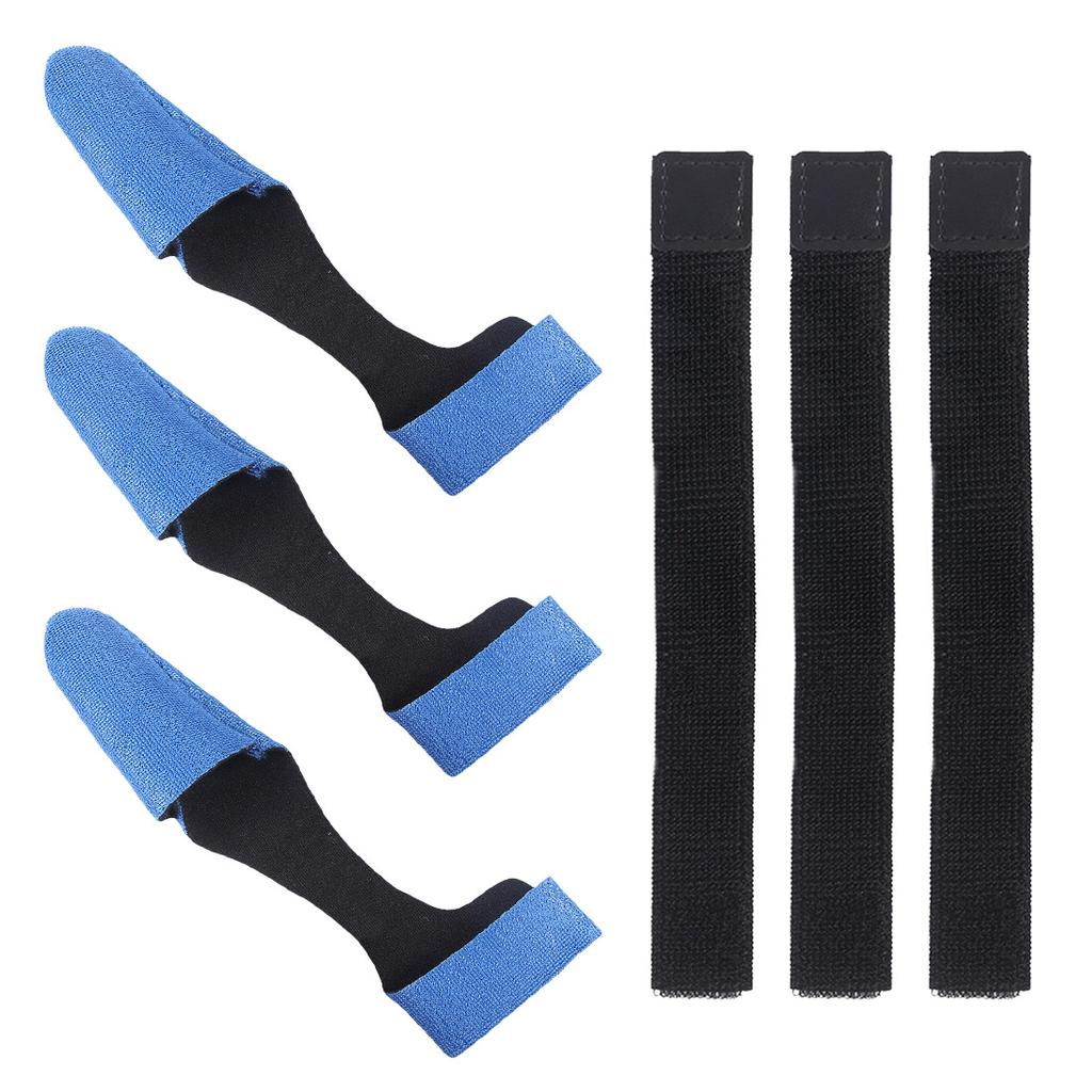 3 комплекта защитных чехлов для тростей, крепежных ремней, чехлов для наконечников удочек, стяжек для удочек, многоразовых рыболовных принадлежностей на открытом воздухе