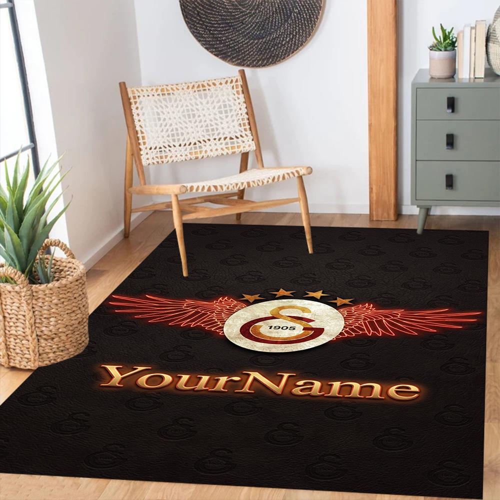 Galatasaray Customize Your Name Carpet Suitable For Outdoor Balcony Kitchen Study Room Antislip Carpet Office Home Decor Birthdaychristmas Gift