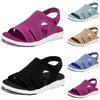 Ladies Mesh Upper Breathable Soft Comfortable Open Toe Sandals Casual Holiday Beach Walking Cross-Strap Flat Shoes