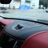 Черный алюминиевый сплав приборной панели автомобиля аудио динамик сетчатая крышка отделка наклейки подходят для Maserati Levante Auto