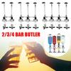 2/3/4 Bottle Wall Mounted Fixing Bracket Bar Drinks Dispenser Wine Dispenser Bottle Stand Beverage