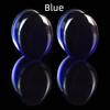 2pcs 8-50mm Colourful Oval Ear Plug Tunnels Gauges Ear Stretcher Expander Body Piercing Jewelry for Women Men