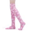 LittleForBig Coral Socks (2 pairs) with a Cute Cat Paw Print, Cherry Blossom Pink