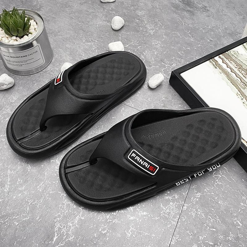 Мужские шлепанцы летние нескользящие уличные сандалии шина модные повседневные пляжные тапочки мужские