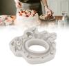 Pink Color Silicone Fondant Mold 3D Sculpted Pattern Chocolate Mould Baking Decor Tool  Baking Use
