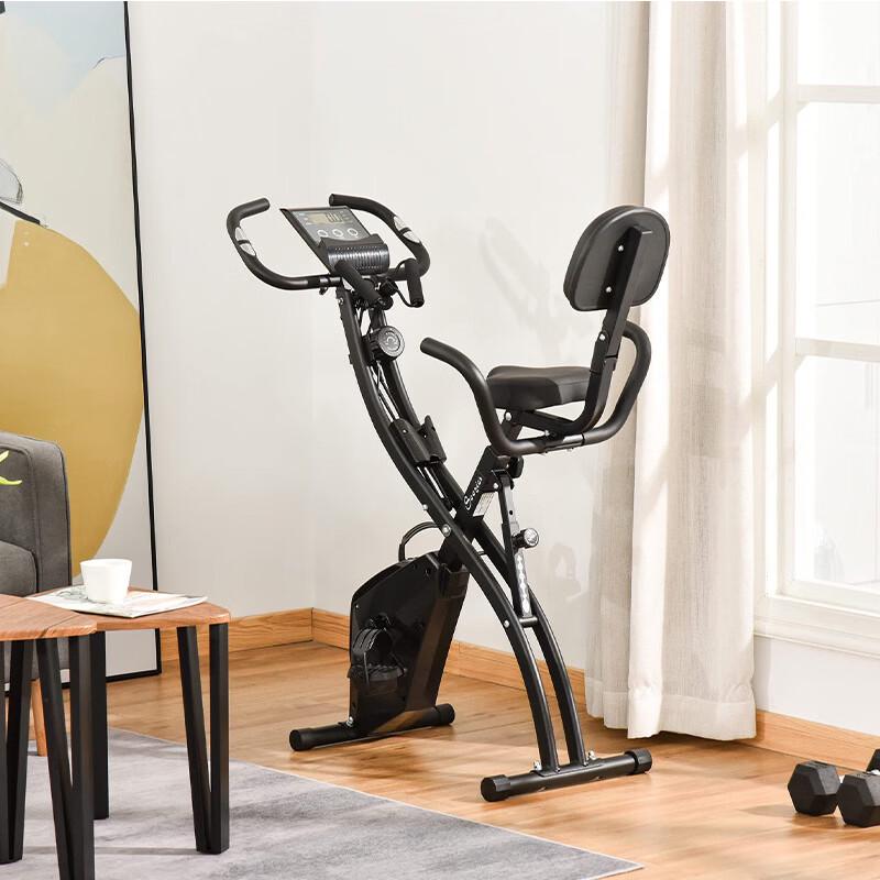 TLXT Folding Magnetic Exercise Bike CN plug (adapter included)