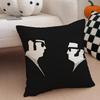 Movie musical The BBlues BBrothers Cushion Cover Throw Pillow Cover Hidden Button Durable Polyester Chair Cushion