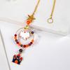 Halloween Pumpkin Hanging Decoration Spooky Moon Star Ghost Ornament Holiday Party Car Rearview Mirror Indoor Suncatcher Wind Chime Pendant