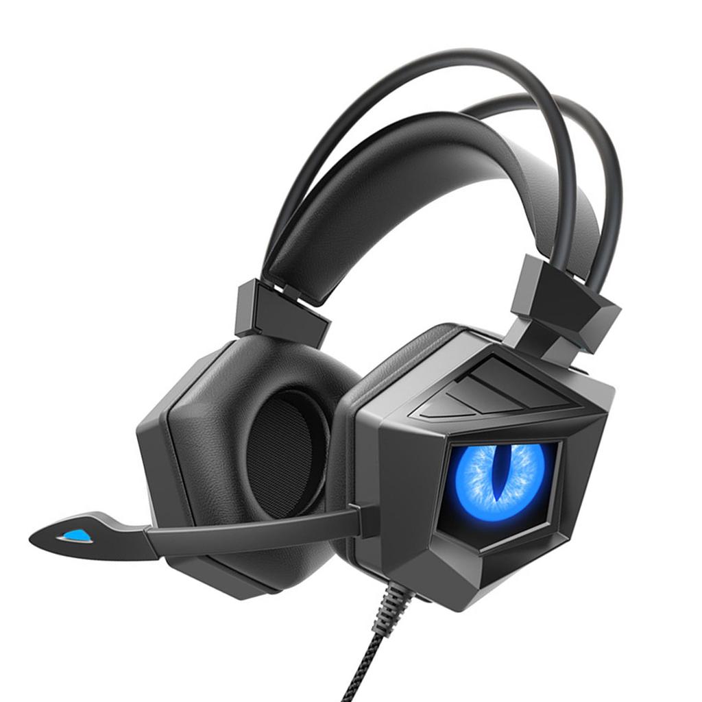 Wired Gaming Headset Professional Ergonomic Comfortable Clear Gaming Headset for PC Computer Black