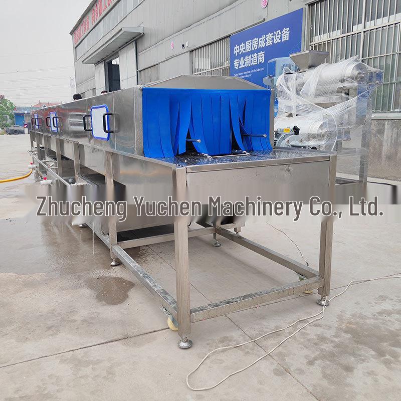 Tunnel-Type Turnover Basket Washing Machine for Eggs, Fruits, Vegetables, Food, Seafood, and Plastic Baskets