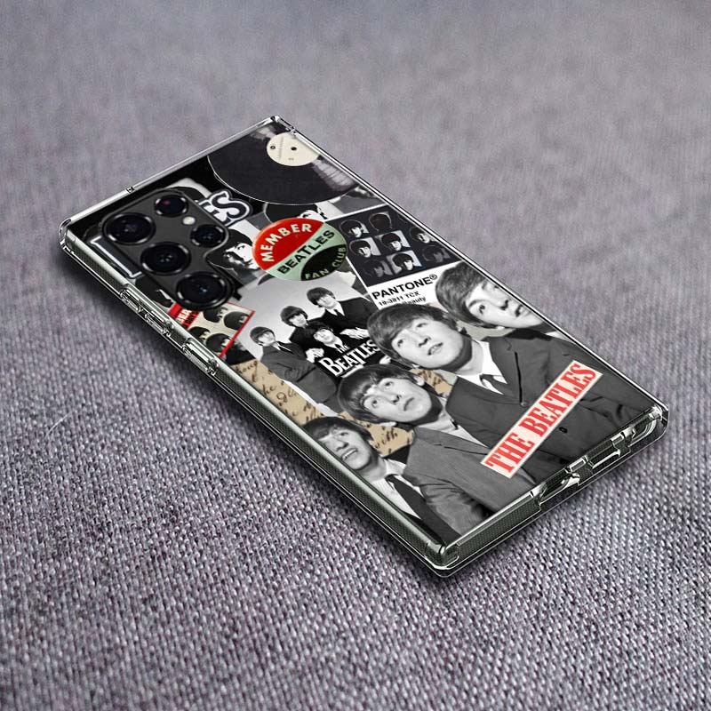 LPretty S-Beatles-B Phone Case For Samsung Galaxy S24 S23 S21 S20 FE S22 S26 Ultra S25 Edge S10 Plus Cover Clear TPU Capa Shell