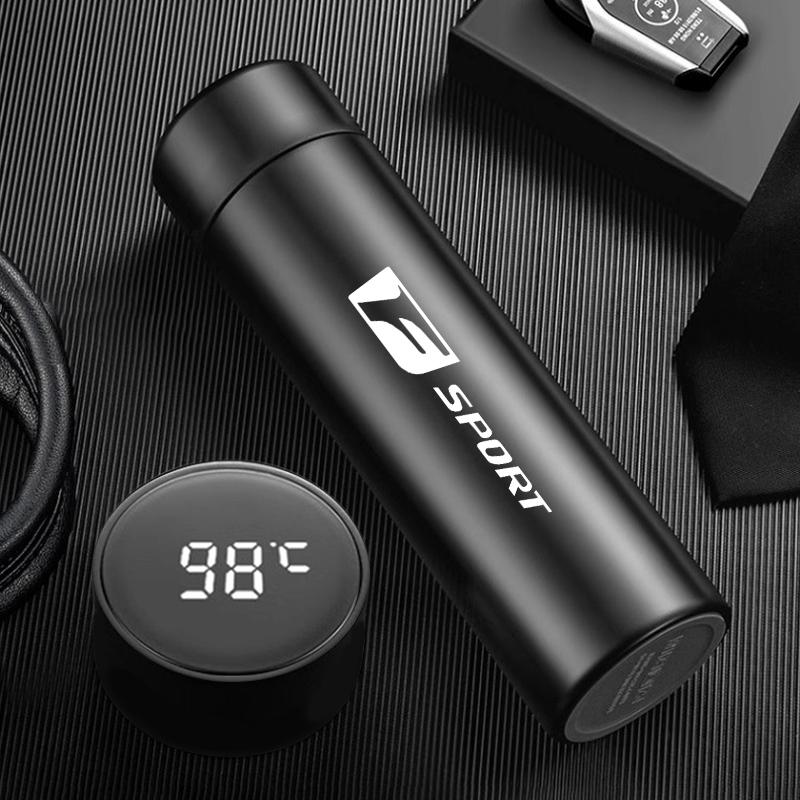 Car Logo Thermos 500ml Leakproof Cup Portable Bottle Accessorie For Lexus IS250 IS200 CT200h GS300 LS430 RX450h LX570 IS300 ES3