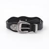 New Curved Belt, High-end Punk Rivet Belt, Western Denim Retro Wave Belt