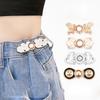 Flower Fashion Jewelry Women Brooch Jeans Accessories Anti-Exposure Brooch Tightening Waistband Pin