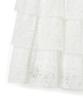PENFIELD Embroidered Lace Long Tiered Skirt White_Fs2Ws37F