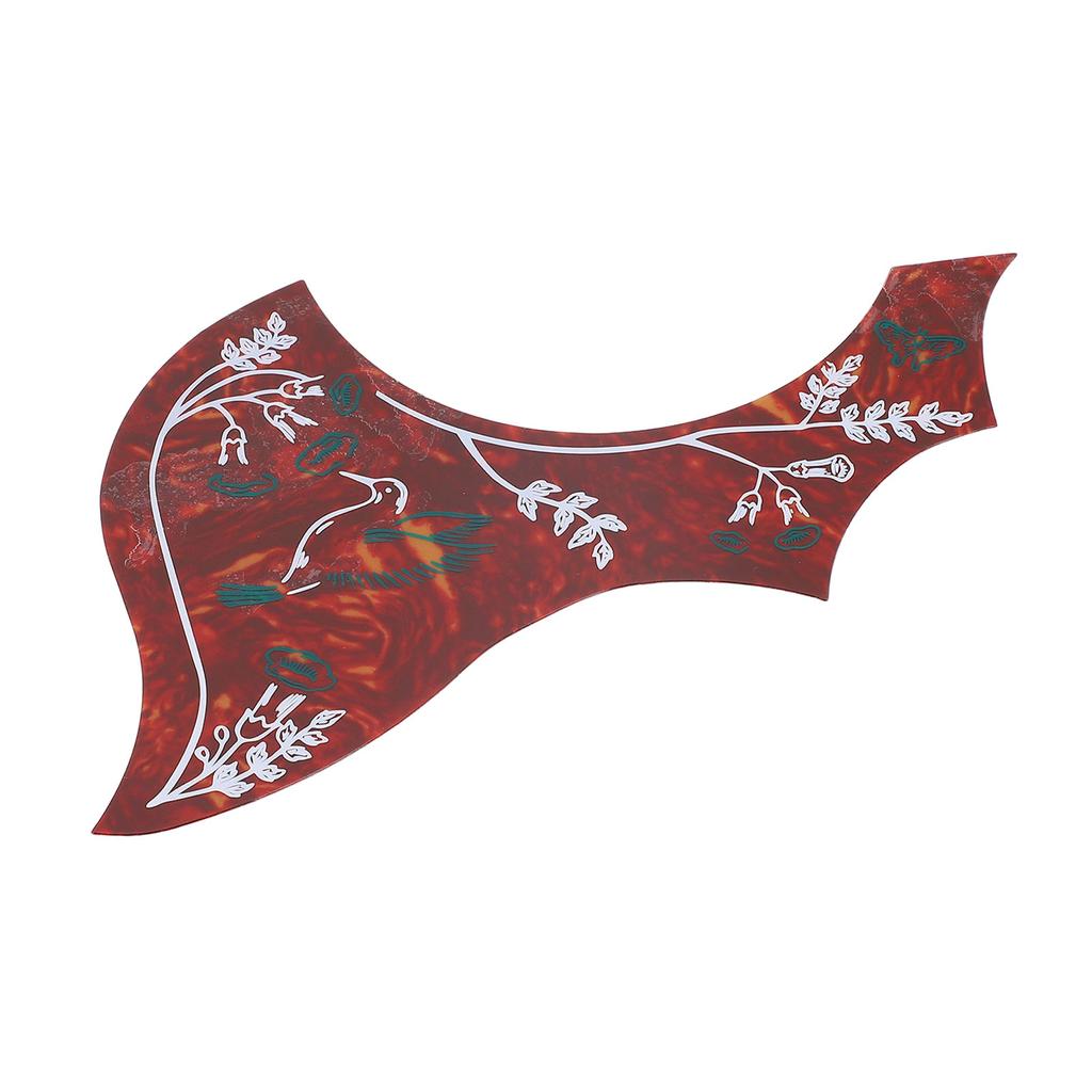 Acoustic Guitar Scratch Plate Decorative Self Adhesive PVC Folk Guitar Pickguard for 40in 41in 42in