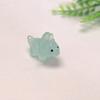 100pcs Cute 3D Luminous Dinosaur Doll House Resin Animal Charms Figurines Desk Decoration Fairy Garden DIY Accessories
