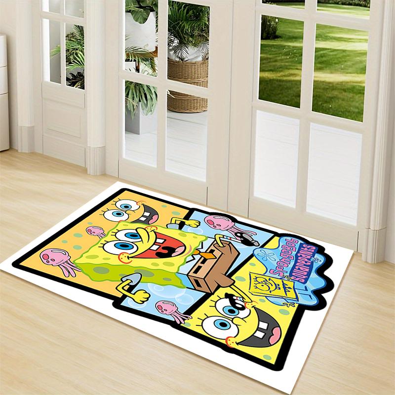 Spongebob Squarepants Adventure Carpet Rug Soft Washable Antislip Home Living Room Sofa Mats Personalized Christmas Rug