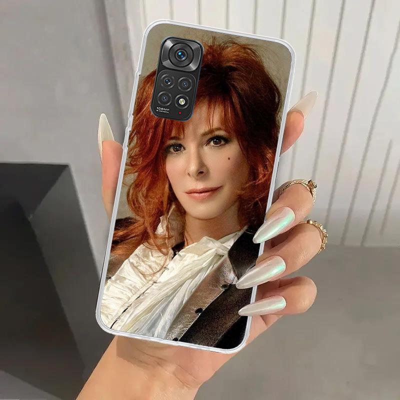 Mylene Farmer Phone Case for Xiaomi Redmi Note 15 14 14S 13 12S 12 Pro 11S 11 Plus 11T 11E 10S Soft Funda Print Shell Redmi Note