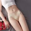 Hollow Lace Flowers Panties Women Sexy Seamless Lingerie Plus Size Hip Raise Briefs Breathable Health Knickers Sleep Underwear
