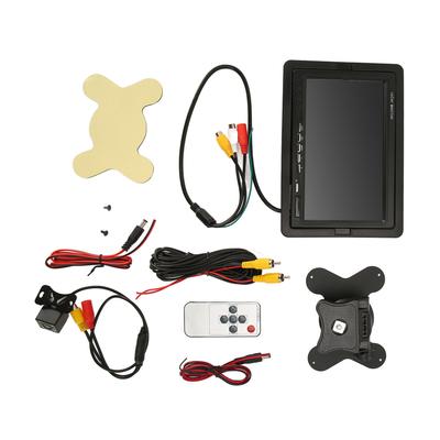7-дюймовый TFT LCD цветной монитор заднего вида для автомобиля с ночным видением и ИК-пультом дистанционного управления для резервного копирования автомобиля