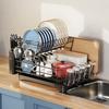 Compact Dish Rack Multifunctional Dish Drying Rack Rustproof Kitchen Dish Drying Rack