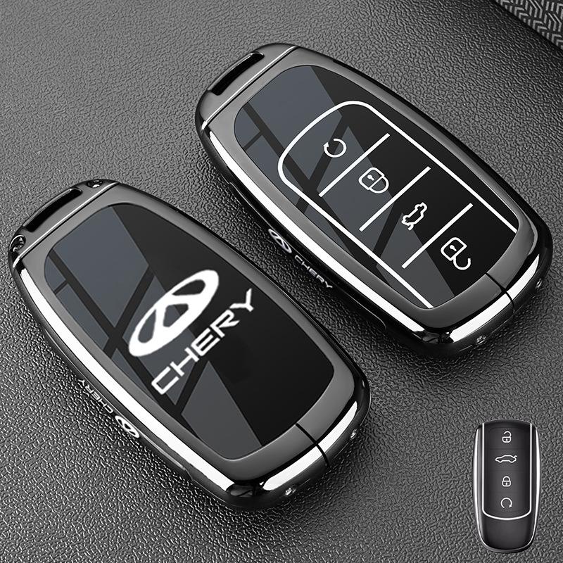 Новый Чехол-Держатель для Ключей из Цинкового Сплава и ТПУ для Chery Jaecoo Tigo 7 8 Pro Max Omoda C5 Tigo7 8 PlusJ6 J7plus J8 Внутренняя Оболочка