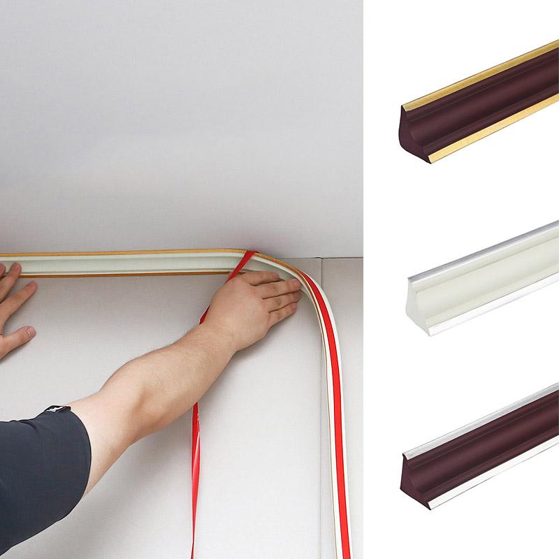3D самоклеящаяся пластиковая декоративная полоса для стола, боковая часть потолка для детей, наклейка на стену, верхняя угловая линия, наклейка на пол