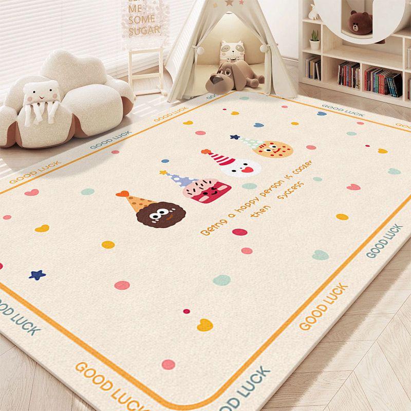 Ковер для гостиной с рисунком из мультфильма, ковер для журнального столика, водонепроницаемый и устойчивый к пятнам, напольный коврик, ковер у кровати в спальне