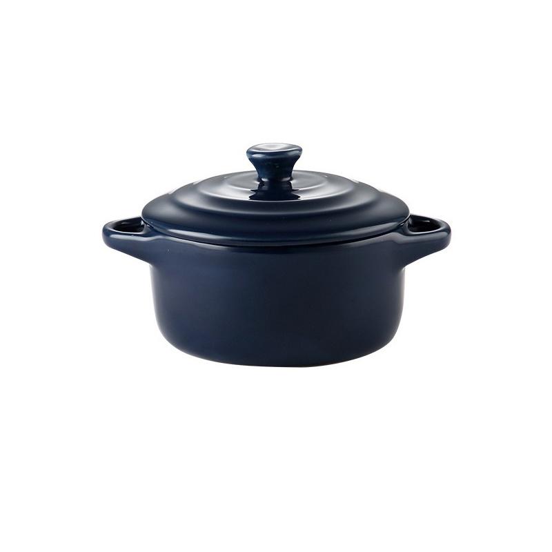 JUSTINLAU Кухонная миска с двумя ручками, керамическая глазурованная миска для выпечки с крышкой, домашняя миска для завтрака, миска для пудинга из яиц на пару, суповые миски