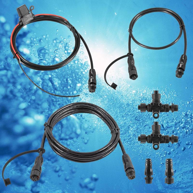 124-69 NMEA Network Starter Kit NMEA 2000 Part Fit for Lowrance N2K- EXP-RD-2 Network Starter Kit Waterproof - Boat Accessories