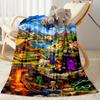 Minecraft 491 Blanket Soft Warm Cozy Perfect for Office Chair Couch Sofa All-Season Use Warmthful Decor Ideal Gift for Friends Family Couples Picnic