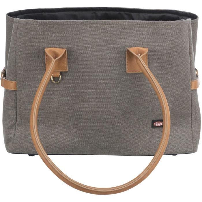 Сумка-переноска для собаки - Trixie - Rachel - Серая - Плюш - Полиэстер