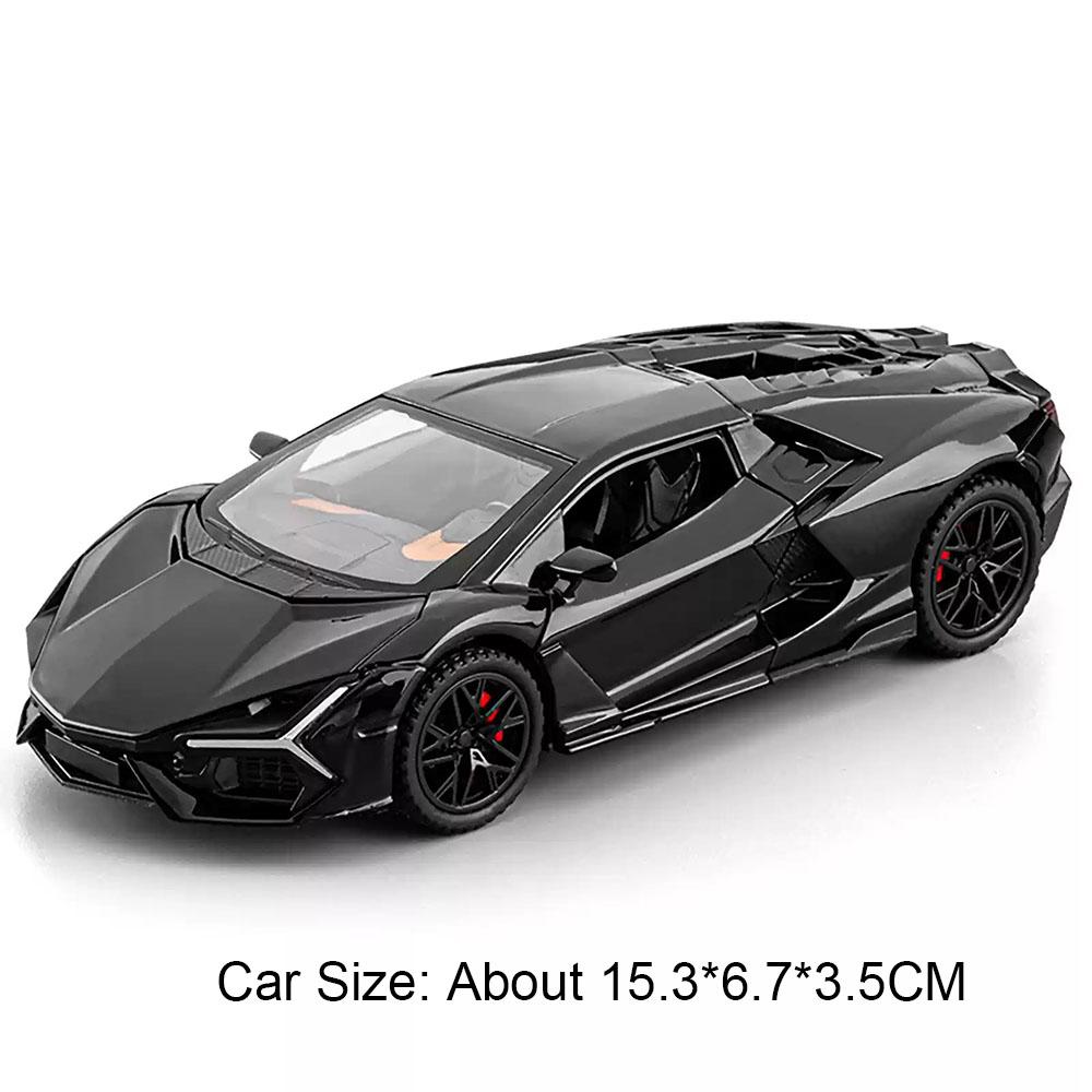 Масштаб 1:32 Revuelto 720S Модель спортивного автомобиля Игрушка Двери открываются Оттянуть Назад Звук Свет Модели суперкаров Подарки для детей
