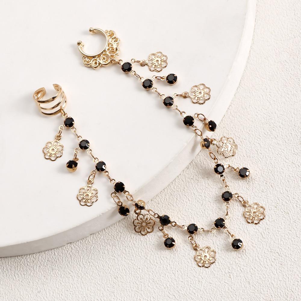 Body Jewelry Nose Clip Rings Fashion Metal Nose Clip Sweet Long Chain Tassel Nose Clip Gift