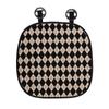 Universal Car Seat Cushion with Jacquard Knitted Diamond Grid - Anti-Slip, Fashionable Car Interior Accessory