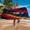 FC Osasuna Golden Lion Beach Towel Microfiber Beach Towel, Lightweight and Quick-Dry, for Summer Travel, Swimming Pool Fan Birthday Gift